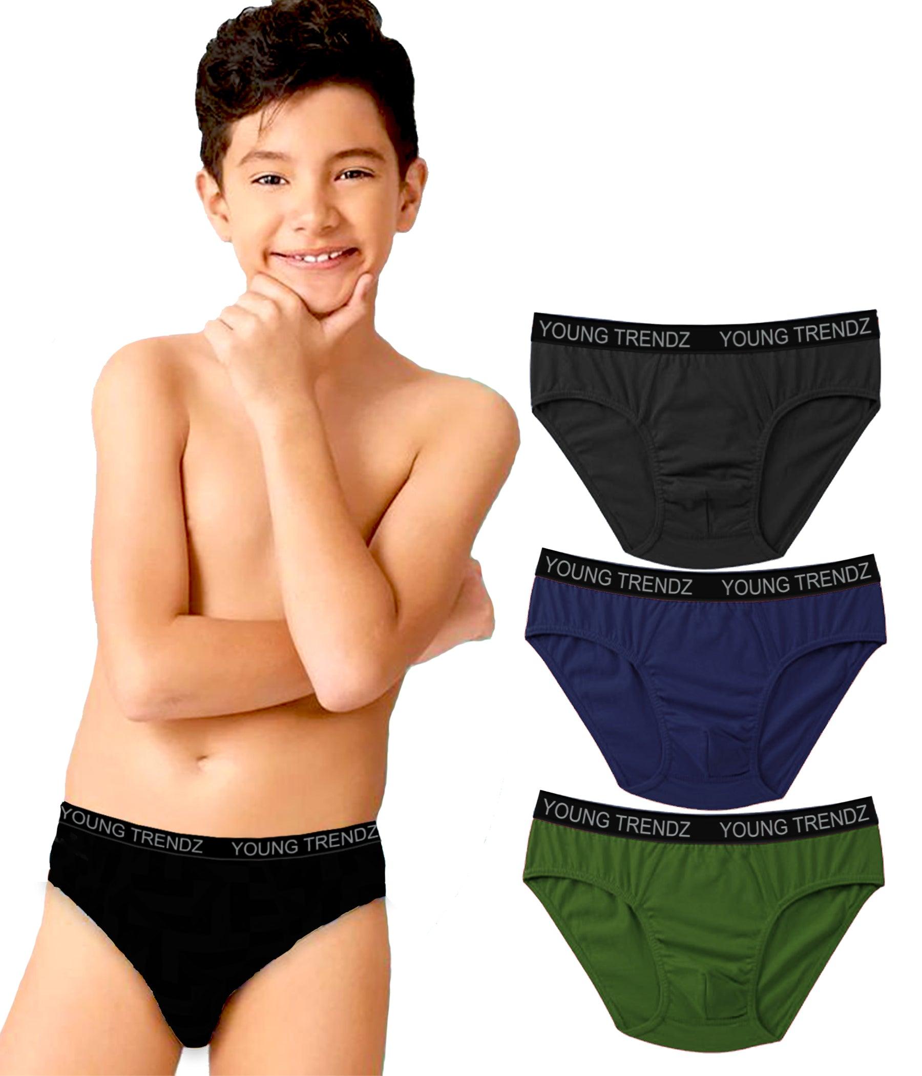 Young Trendz Kids Boys Inner Brief(Pack of 3) - Young Trendz