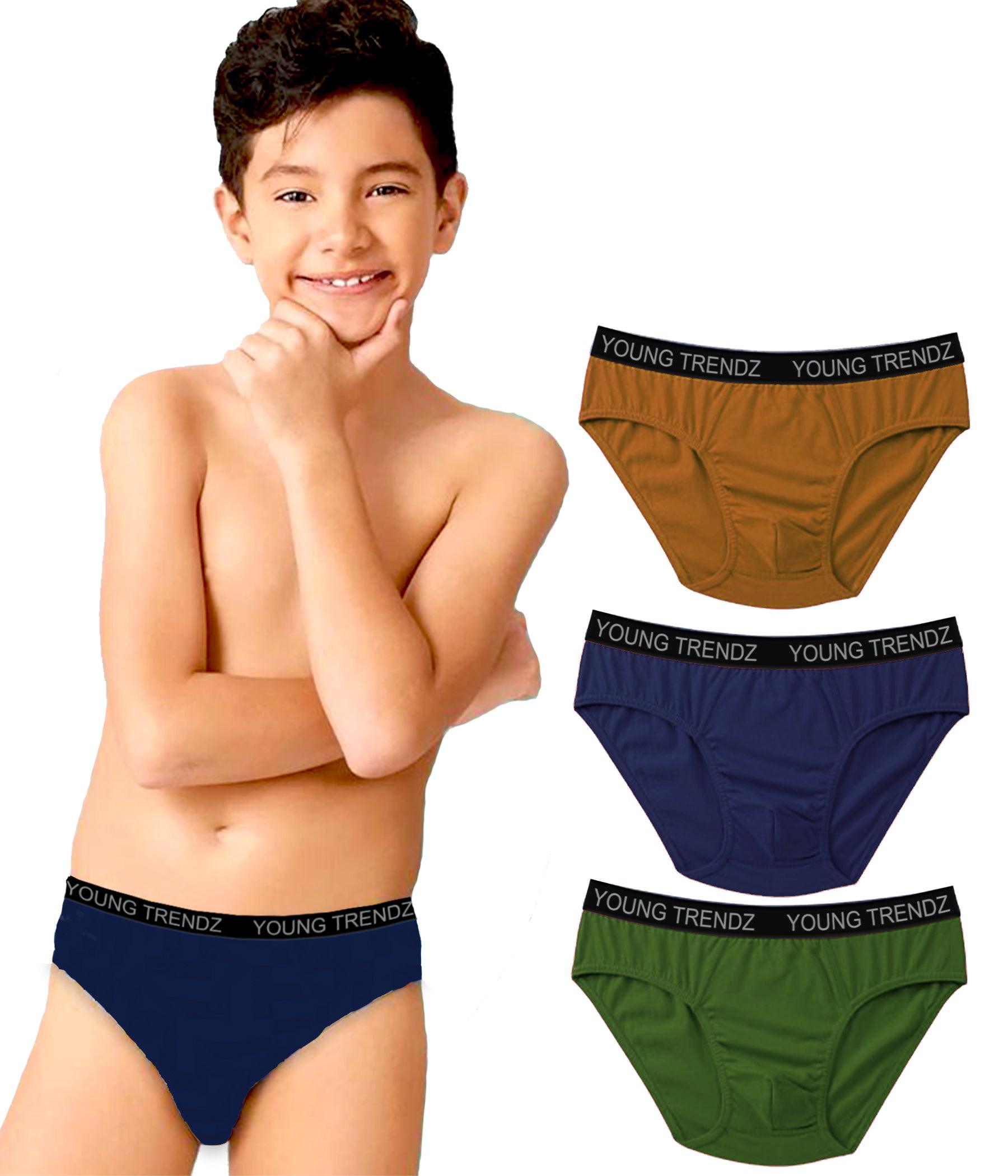 Young Trendz Kids Boys Inner Brief(Pack of 3) - Young Trendz