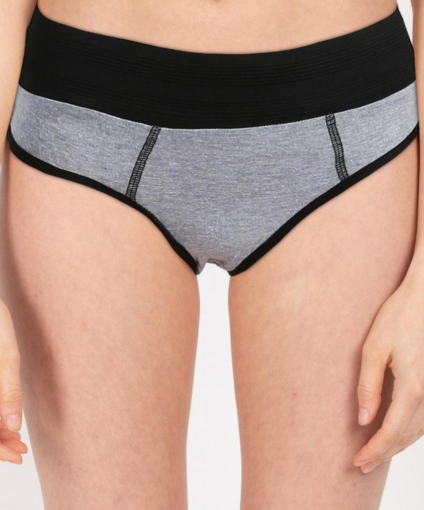 Girls Waist Hipster Grey Panty - Young Trendz