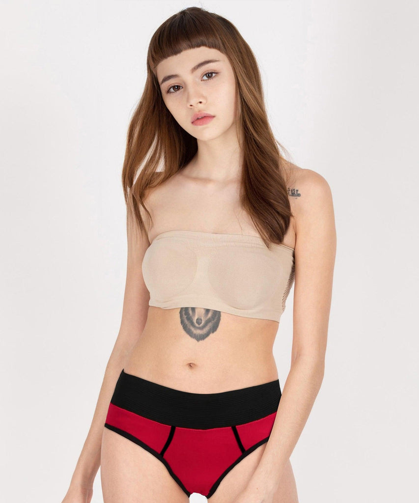Girls Waist Hipster Red Panty - Young Trendz