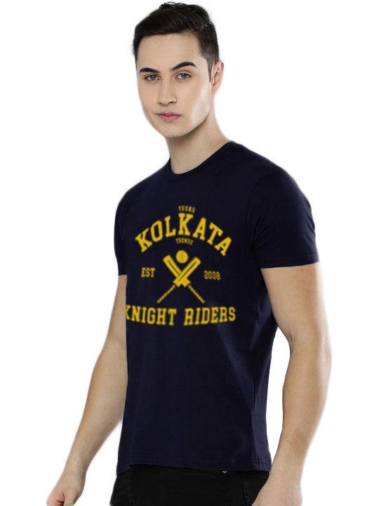 Half Sleeve Mens Kolkata IPL T-Shirts - Young Trendz