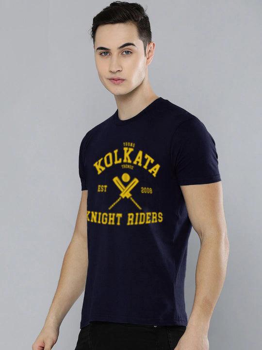 Half Sleeve Mens Kolkata IPL T-Shirts - Young Trendz