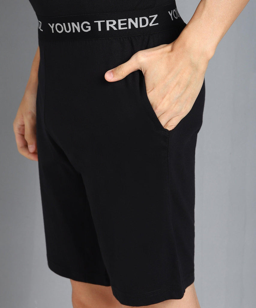 Mens Halfsleeve Tshirt & Shorts Co-ord Set - Young Trendz