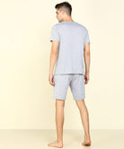 Mens Halfsleeve Tshirt & Shorts Co-ord Set - Young Trendz