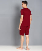 Mens Halfsleeve Tshirt & Shorts Co-ord Set - Young Trendz