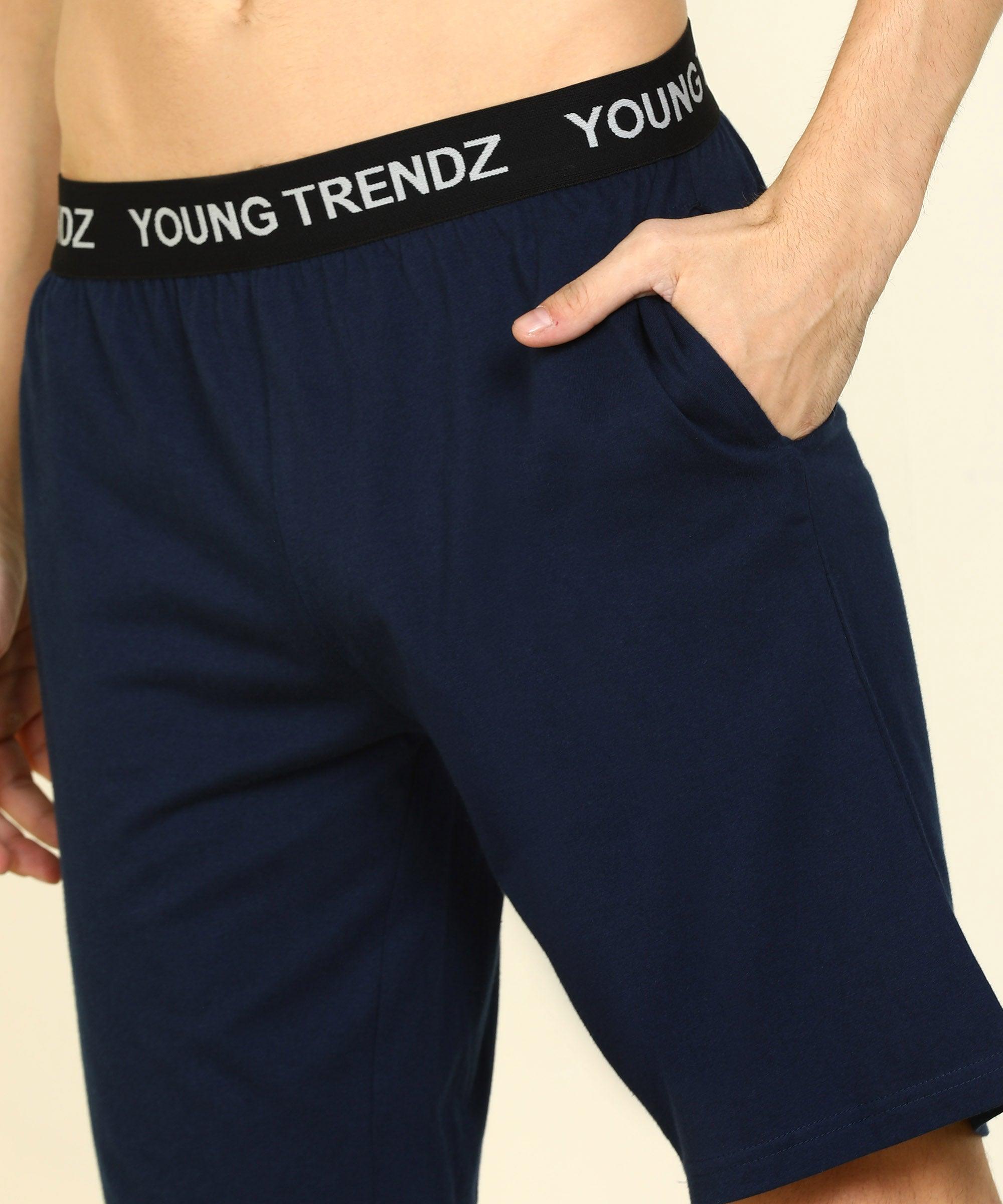 Mens Halfsleeve Tshirt & Shorts Co-ord Set - Young Trendz