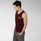 Mens Print Sleeveless Tshirt - Young Trendz