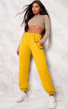 Women's Pocket Jogger Sweatpants (Sunflower Yellow) - Young Trendz