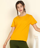 Girls Regular Fit Solid Tshirt - Young Trendz