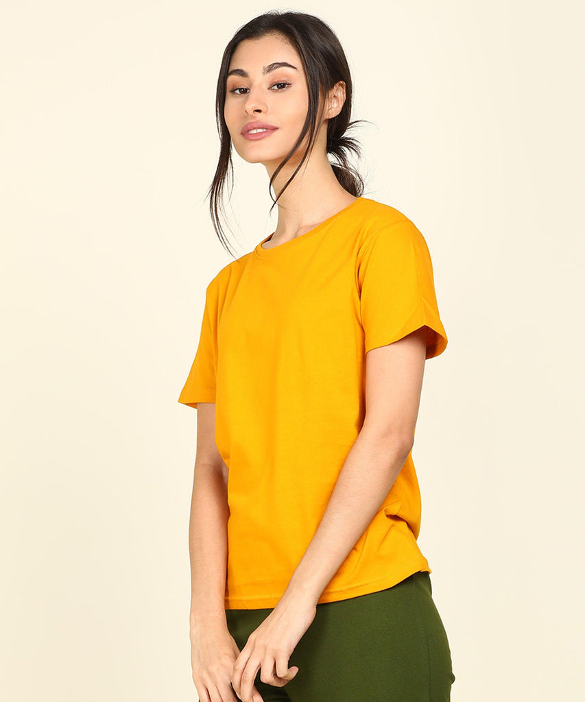 Young Trendz Womens Regular Fit Solid Tshirt - Young Trendz