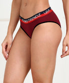 Young Trendz Women Love Elastic Hipster Maroon colour Panty - Young Trendz