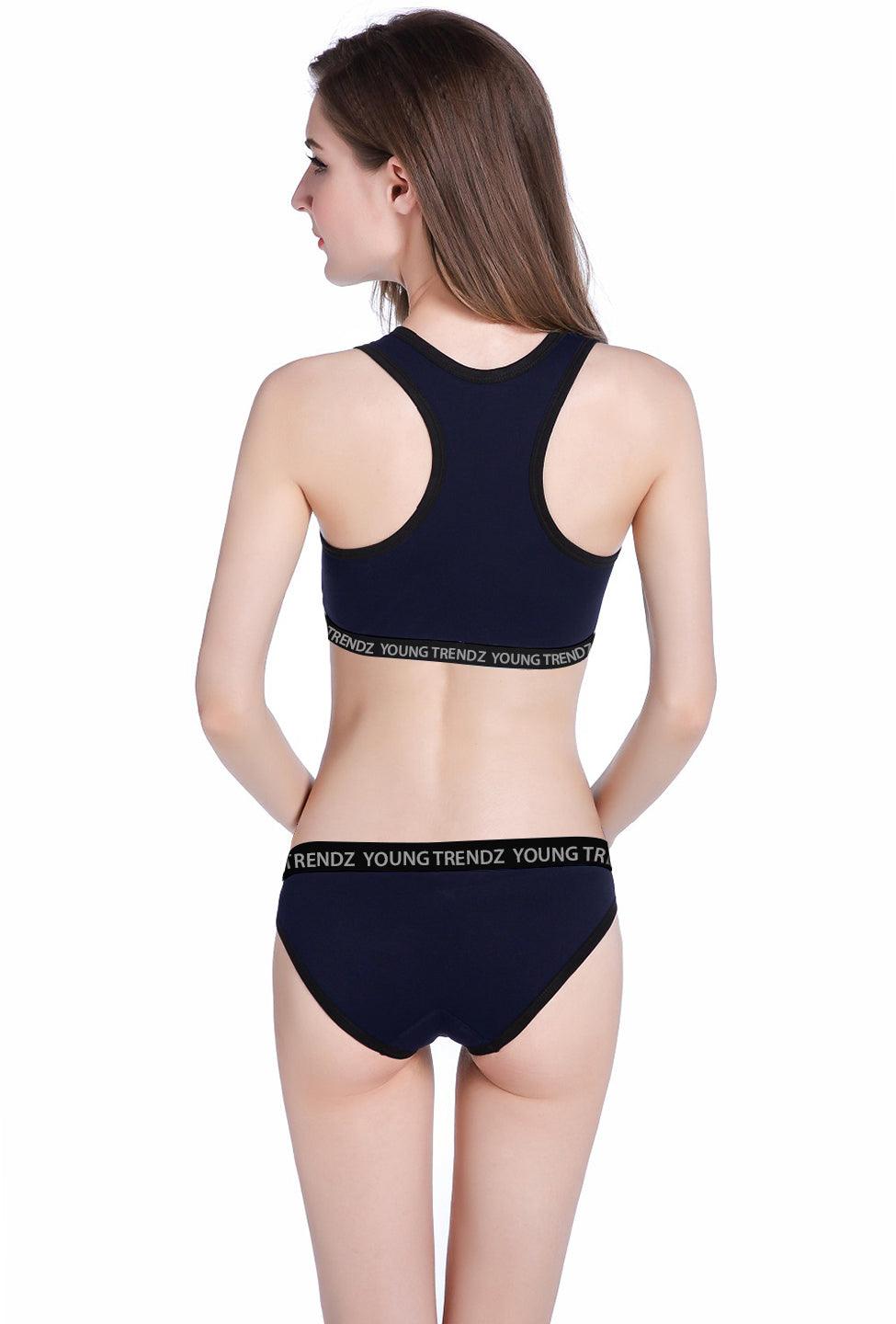 Young Trendz Womens YT Elastic Combo Lingerie Set - Young Trendz