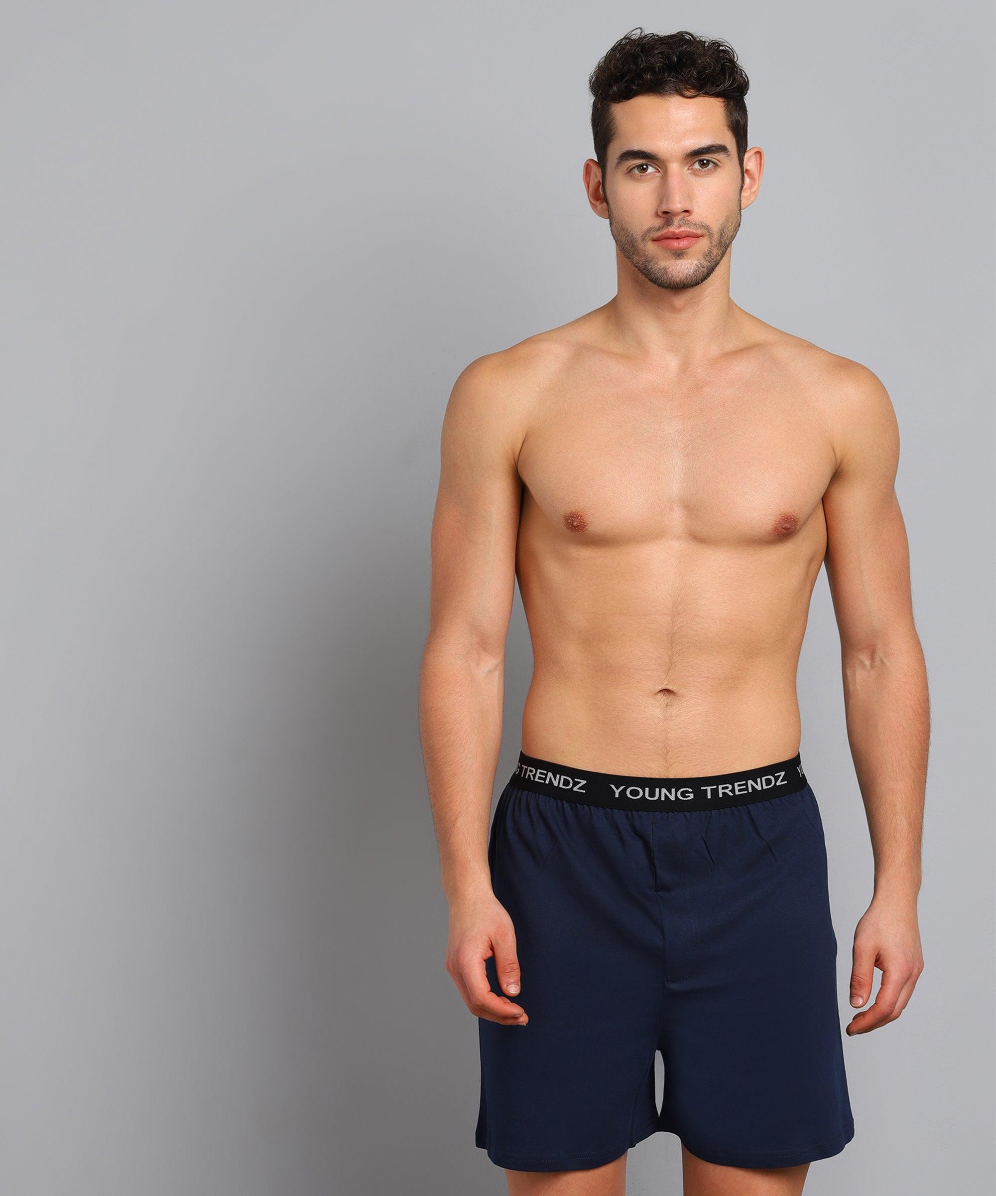 Men's Outer Elastic Boxer - Young Trendz