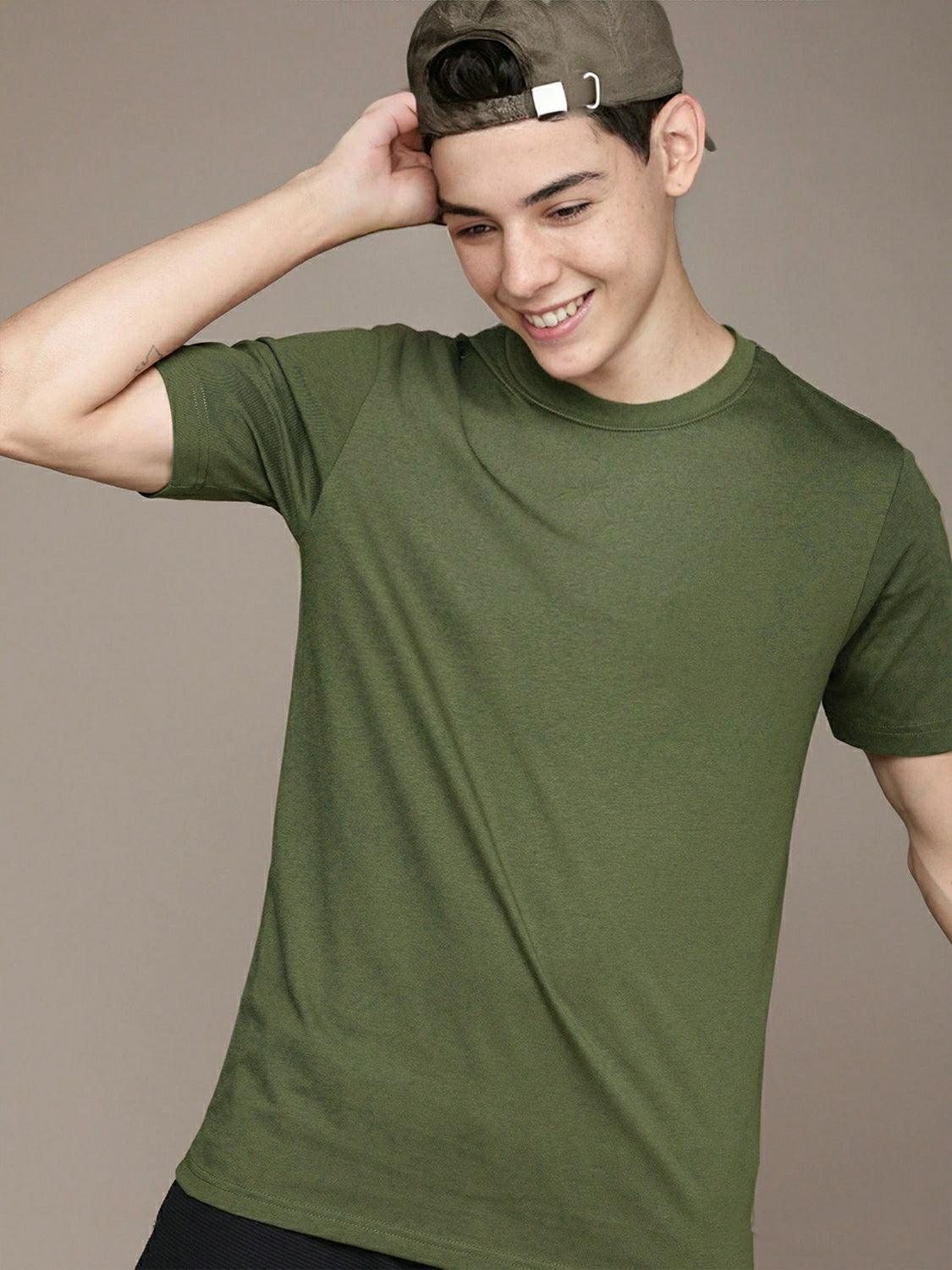 Young Trendz Boys Solid Tshirt - Young Trendz