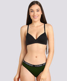 Young Trendz Women YT Elastic Hipster Olive Panty - Young Trendz