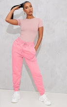 Women's Pocket Jogger Sweatpants (Baby Pink) - Young Trendz