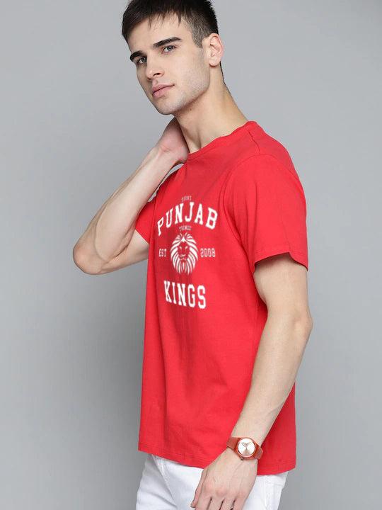 Half Sleeve Mens Punjab IPL T-Shirts - Young Trendz