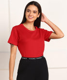 Young Trendz Womens Regular Fit Solid Tshirt - Young Trendz