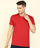 Men Half sleeve Solid Tshirt - Young Trendz