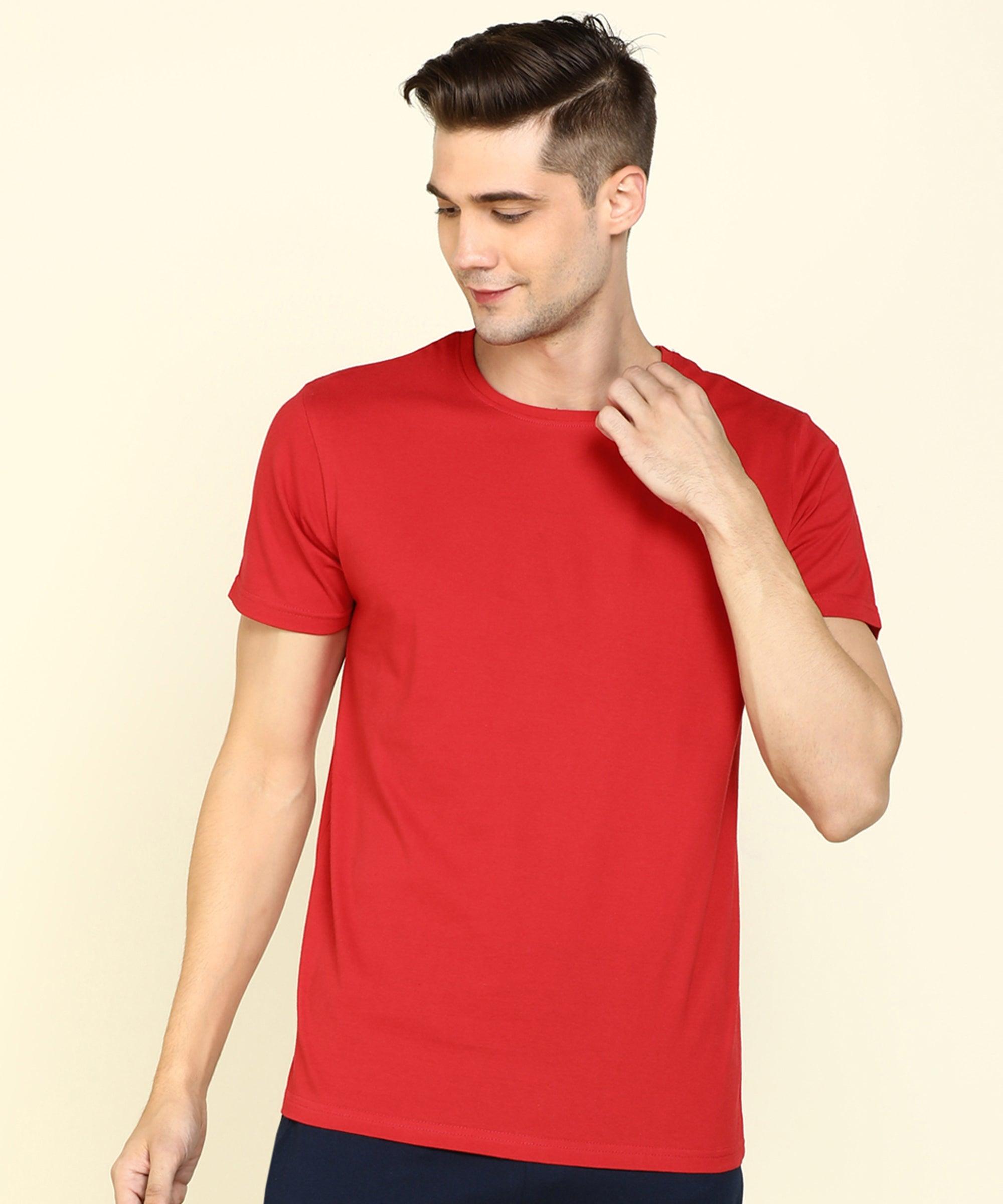 Young Trendz Men Halfsleeve Combo Solid Tshirt - Young Trendz