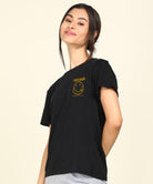 Womens Regular Fit Printed Tshirt - Young Trendz