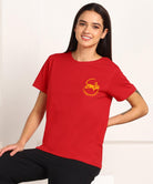 Womens Regular Fit Printed Tshirt - Young Trendz