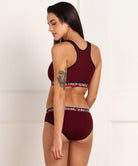 Young Trendz Womens Lingerie Maroon Set - Young Trendz