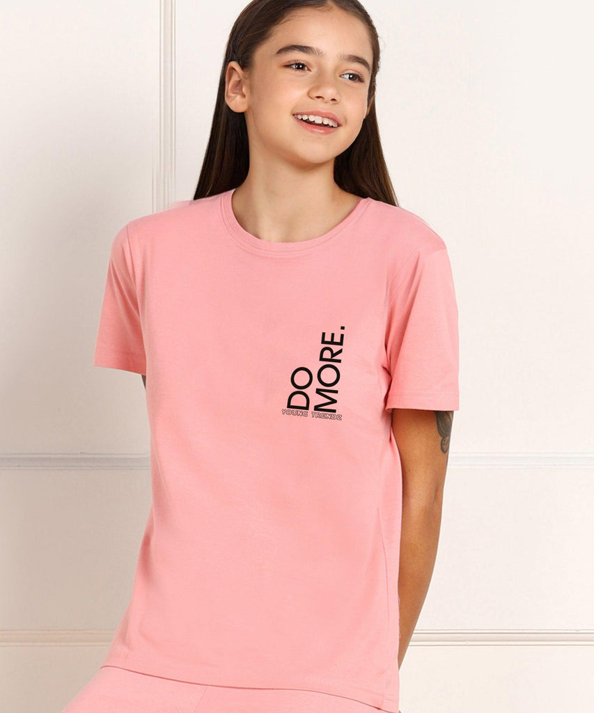 Young Trendz Girls Regular Fit Printed Tshirt - Young Trendz