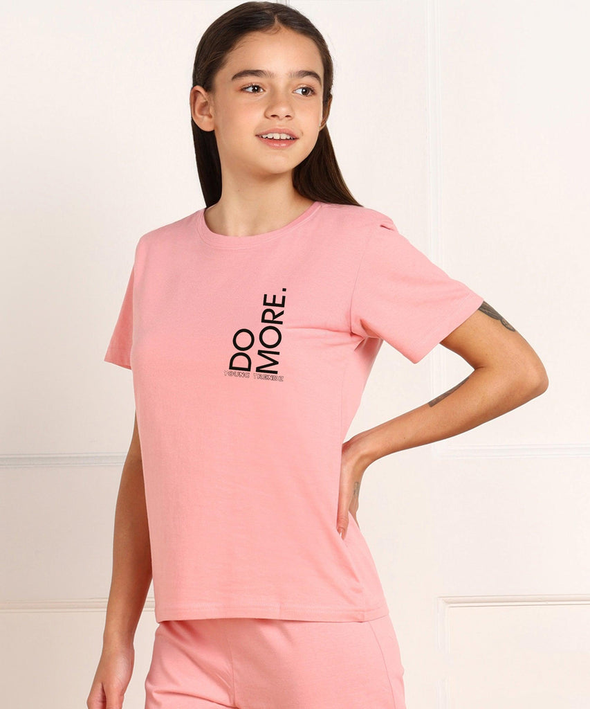 Young Trendz Girls Regular Fit Combo Printed Tshirt (Pack of 5) - Young Trendz