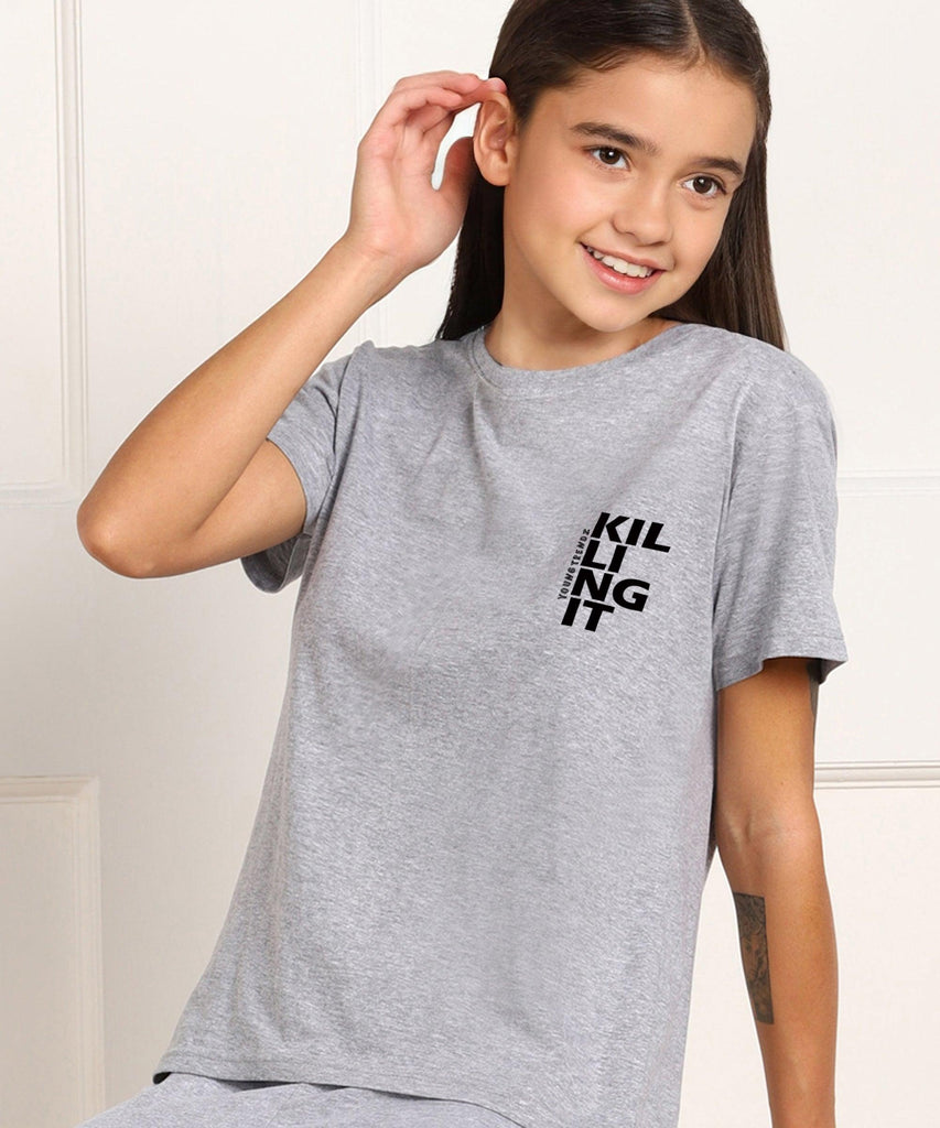 Young Trendz Girls Regular Fit Printed Tshirt - Young Trendz