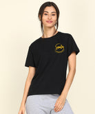 Womens Regular Fit Printed T Shirt - Young Trendz