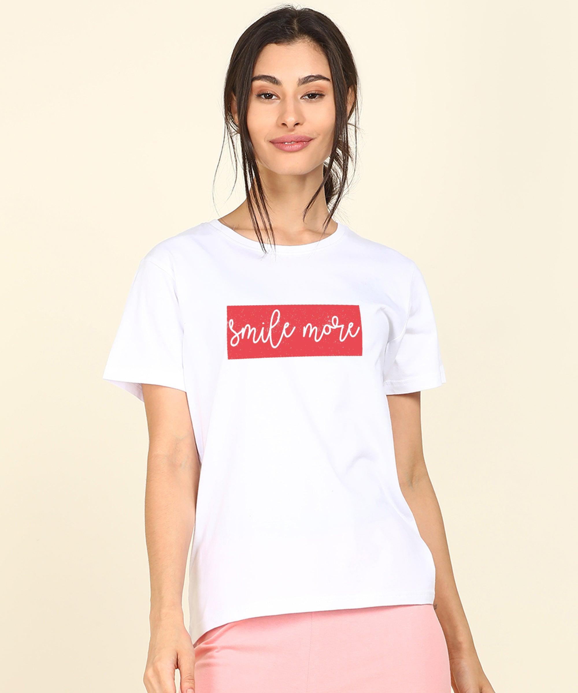 Young Trendz Womens Regular Fit Printed Tshirt - Young Trendz