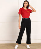 Women Printed T-shirt & Pyjama Set Pure Soft Cotton - Young Trendz