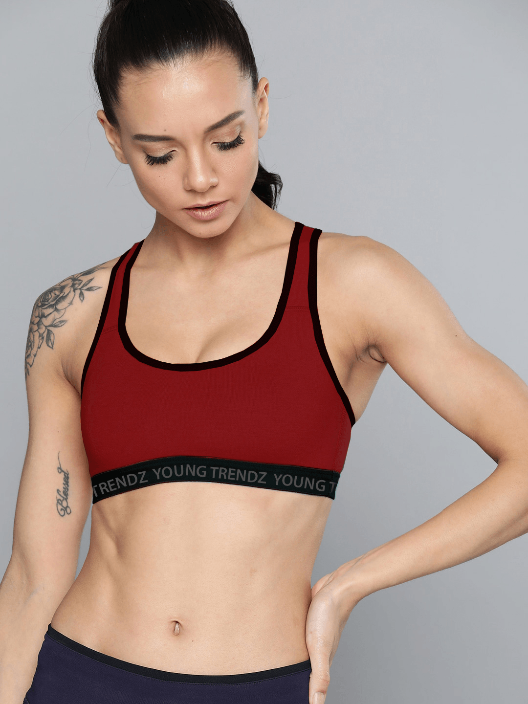 Young Trendz Womens Nonpadded Combo Sports Bra - Young Trendz