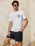 Mens Pocket Printed Tshirt - Young Trendz