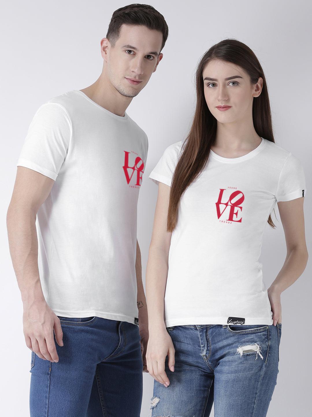 Young Trendz Couple Printed Tshirt - Young Trendz