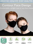 Young trendz Anti-Pollution -Virus Saftey -Bike Rider -Cotton Mask (Pack of 16) (Black, Free Size, Pack of 16) - Young Trendz