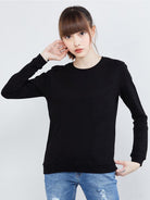 Girls Full Sleeve Solid Sweatshirt - Young Trendz