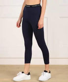 Women 3/4th/Calf Length Tights (Dark Blue) - Young Trendz