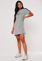 Women T Shirt (Grey) Dress - Young Trendz