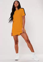 Women Night Dress (MUSTARD) - Young Trendz