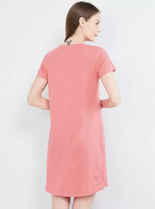 Women Nighty (Pink) - Young Trendz