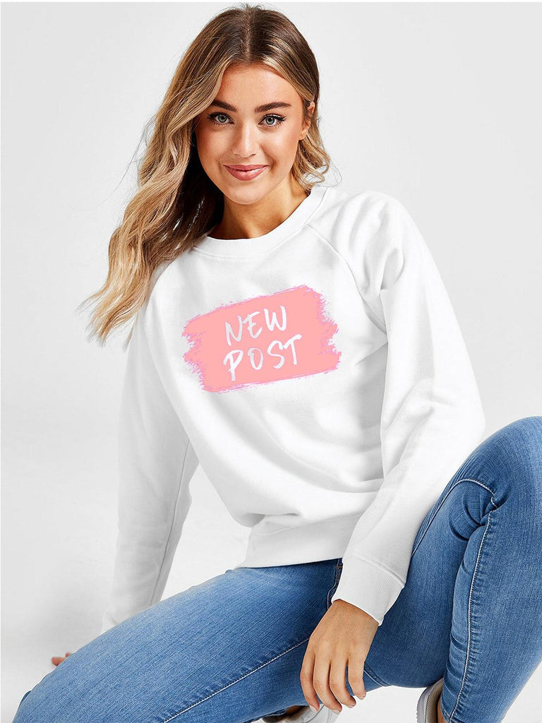Womens Full Sleeve Printed Sweatshirt - Young Trendz