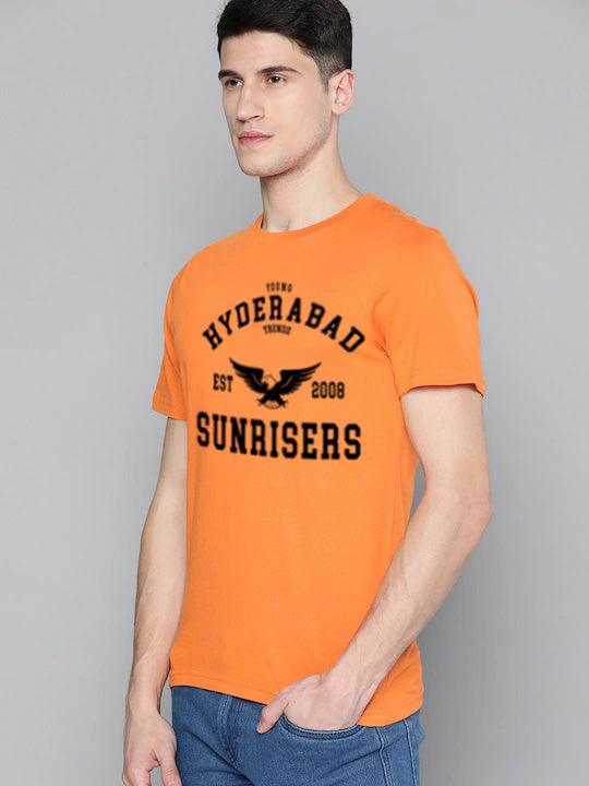 Half Sleeve Mens Hyderabad IPL T-Shirts - Young Trendz