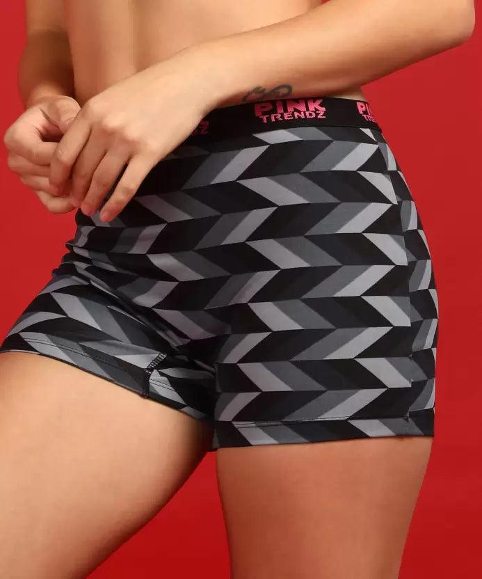 Pack of 3 Women Boy Short (Grey) Panty - Young Trendz