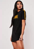 Women T Shirt (Black) Dress - Young Trendz