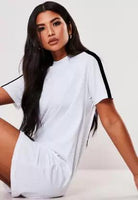 Women T Shirt (White) Dress - Young Trendz